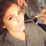 Anushka Sharma Instagram – Totally bored doing hair and makeup 😶 promotions mode on #Sultan