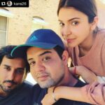 Anushka Sharma Instagram - With the director of #Phillauri - Anshai & my brother Karnesh 😘