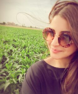 Anushka Sharma Instagram - In the fields of beautiful Punjab !! #Phillauri schedule begins !! Feeling blessed to begin our second production at Clean Slate Films #Blessed 😇