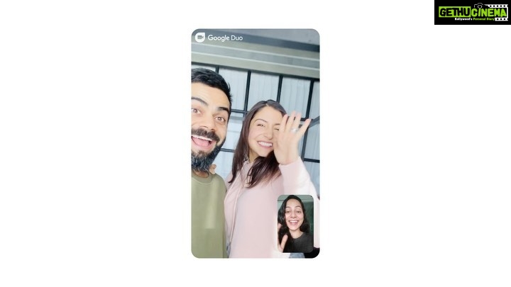 Anushka Sharma Instagram - #Repost @googleindia Be it boops with a long-distance doggo friend or catch-up calls on the weekend, @virat.kohli and I always find ways to stay close to the ones we love the most 🤗🥰