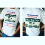 Anushka Sharma Instagram - So my parents walk our pet on the beach every morning... And fed up of ppl not having basic civic sense and responsibility towards their pets & environment he decided to make these t-shirts to make his point even after repeatedly asking ppl to do the needful . True love towards pet is to look after them in every way . #ScoopThePoop #PAWsitive