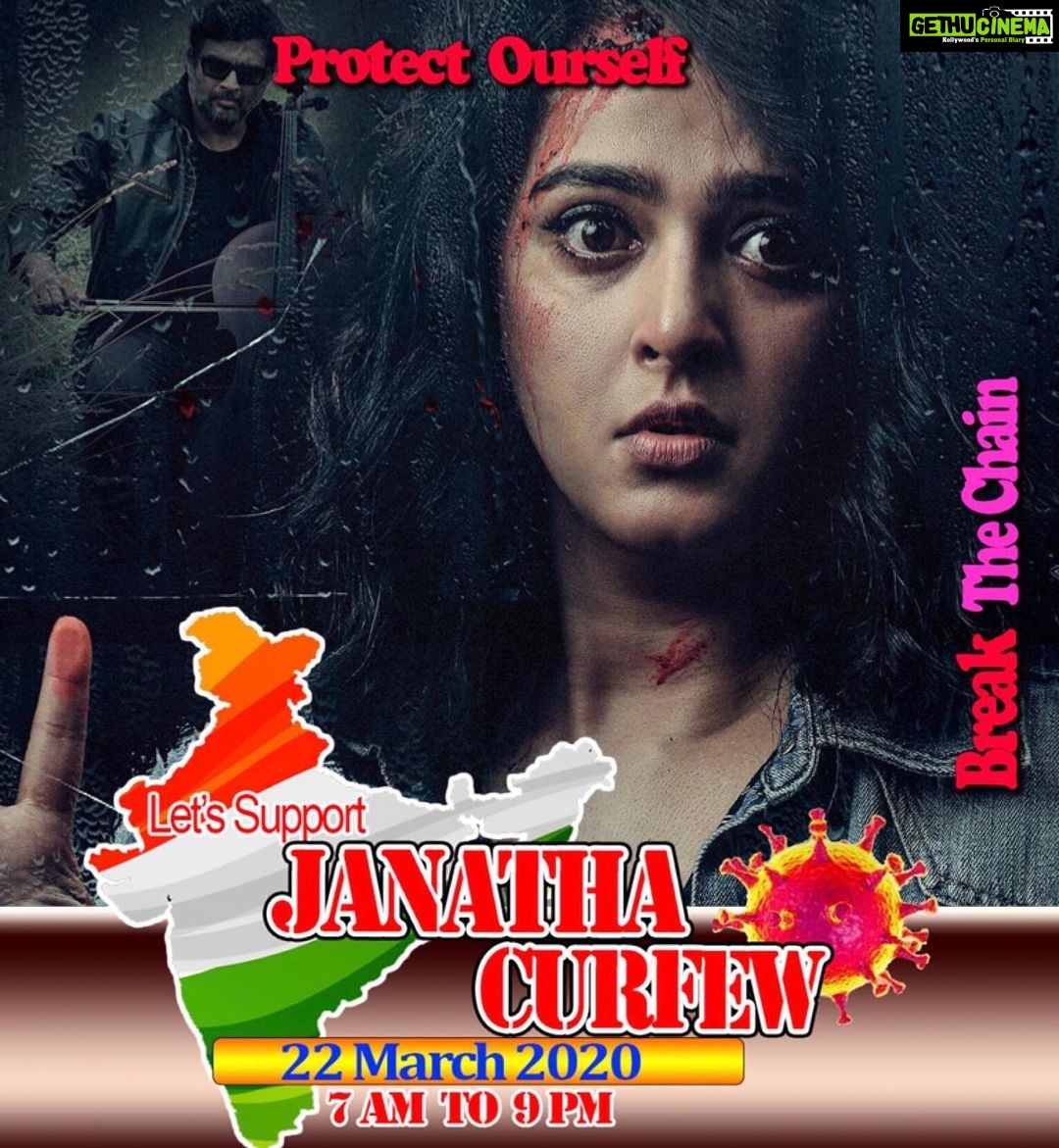 Anushka Shetty Instagram - Stay home ...stay responsible ...folllow precautions ...stay positive in gratitude A crisis that humanity is facing ... It’s time to wake up and take responsibility to fight positively with all the precautions put forward by the WHO and government .. Please do not try to ignore the seriousness of the precautionary measures ... Stay home .. it’s NOW that we have some control before it goes out of hand .... let’s us all focus on the positives of humanity let us all be grateful for all that we have and together work towards being responsible and safe ... all the doctors and everyone out there are putting themselves at stake to protect us They have families too who our worried about them .. let us all be responsible ....aware ....safe Follow the janata curfew tomorrow 7 am to 9 pm and don’t forget to clap for 5 mts at 5 pm in gratitude to all the people humanity and nature .... It is each and every one us who can make this difference Thank you 🙏