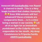 Anushka Shetty Instagram – #RIPPriyankaReddy 😥