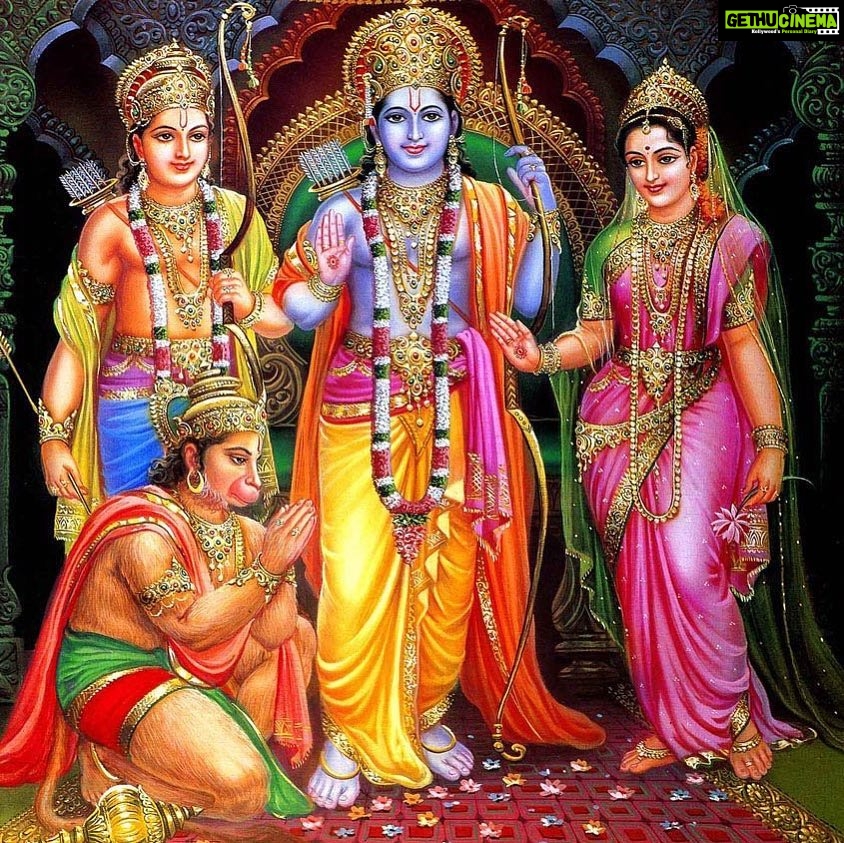 Anushka Shetty Instagram - HAPPY SRI RAMANAVAMI 😊