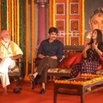 Anushka Shetty Instagram – #OmNamoVenkatesaya Promotion 😀😀