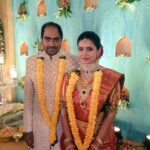 Anushka Shetty Instagram - And here is a picture of the lovely couple! DirKrish & Dr. Ramya! Wishing them a great future together! 💐💞😊