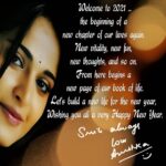 Anushka Shetty Instagram - #HappyNewYear 🥳😘❤️