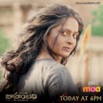 Anushka Shetty Instagram - Watch @baahubalimovie - The Beginning in Telugu at 6pm today on #MAATV #BaahubaliOnMAATV