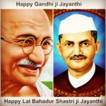 Anushka Shetty Instagram - Remembering & Paying Tributes to great Leaders of our Nation " Gandhi ji & Shastri ji " on their Birthday Anniversary Today :-)