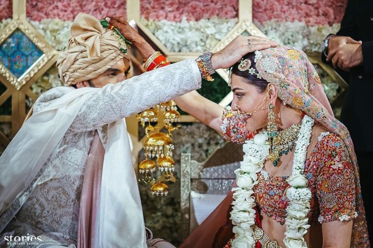 Anushka Shetty Instagram - The highest happiness on earth is the happiness of marriage...Two souls with but a single thought; two hearts that beat as one.....💕Wishing a blissful married life to Dear @kajalaggarwalofficial & Gautam 💐 Congratulations to u Both 🤗#KajGautKitched