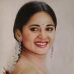 Anushka Shetty Instagram – Lovely Pencil sketch by Binukuttan…!!!Thanks a lot 😊