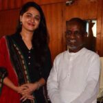 Anushka Shetty Instagram - It's a great privilege to meet Music Maestro #IlayaRaja sir few days back in #chennai ,I am blessed to have His #Music for my #Rudhramadevi film !!!