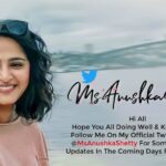 Anushka Shetty Instagram - Hi all Hope you all doing well and keeping safe . Follow me on my official twitter account @MsAnushkaShetty for some interesting updates in the coming days for all of you !