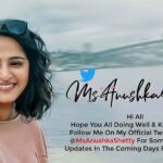 Anushka Shetty Instagram – Hi all  Hope you all doing well and keeping safe . Follow me on my official twitter account @MsAnushkaShetty for some interesting updates in the coming days for all of you !