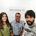 Arav Instagram - Just finished promotions at the premises of Mark Studio India Pvt Ltd. They also have a fully functional and elegant preview theatre. Do check it out. #MarkStudioIndia #InandOutCinema #previewtheatre #photoshoot #studio #photography #videography #photo #video #shoot #greenmat