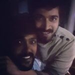 Arav Instagram - Not a clear pic..but the Bromance remains the same as before..he is always a very special friend and brother to me.one person who always values friendship..lots of Love macha @harish_kalyan❤❤..a pic very memorable and close to my heart.. #ispaderajavumidhayaraniyum #harishkalyan #arav