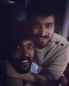 Arav Instagram - Not a clear pic..but the Bromance remains the same as before..he is always a very special friend and brother to me.one person who always values friendship..lots of Love macha @harish_kalyan❤❤..a pic very memorable and close to my heart..
#ispaderajavumidhayaraniyum #harishkalyan #arav