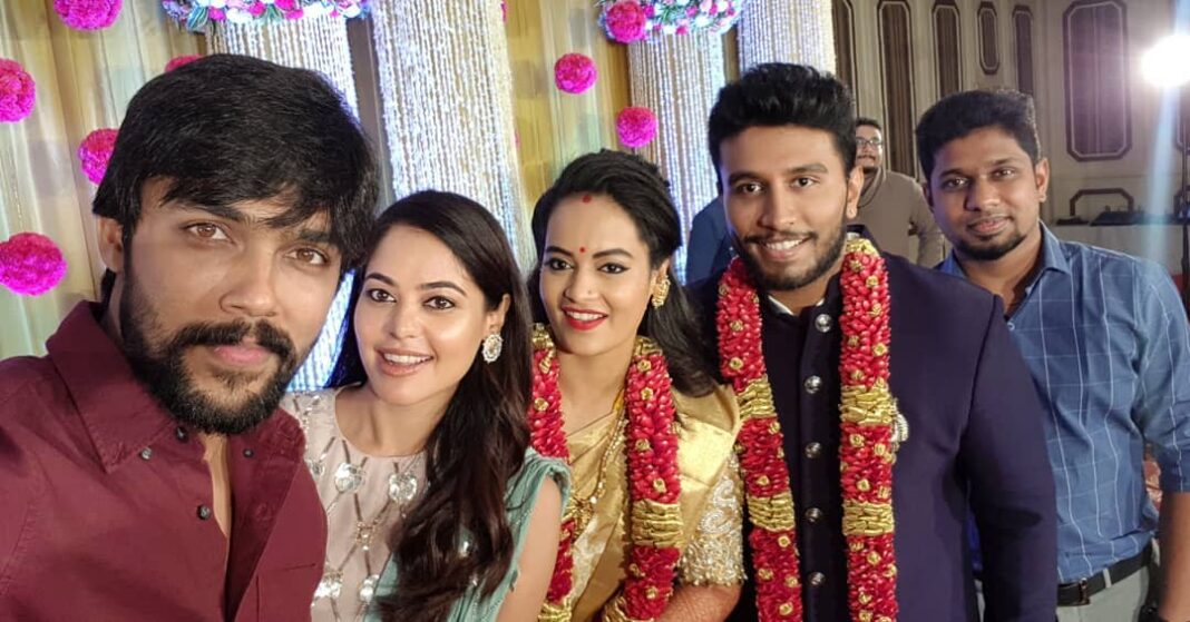 Arav Instagram - Happy Married life my dear sissy @itssujavarunee and @shivakumar20