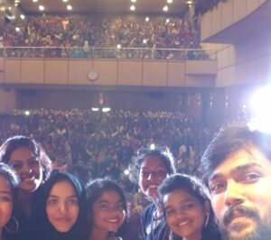 Arav Instagram - Thank you SIET College for the huge love and support..humbled n honoured to be a part of your culturals