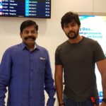 Arav Instagram - Met Retd SP Mr.Kaliyamurthy in the Airport, one of my inspirations during childhood. He appreciated me for BB and for maintaining my physique well..