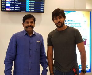 Arav Instagram - Met Retd SP Mr.Kaliyamurthy in the Airport, one of my inspirations during  childhood. He appreciated me for BB and for maintaining my physique well..
