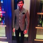 Arav Instagram - Dressed in Green Bandhgala for News 18 Magudam Awards Styled by @coax_couture Thank you @mohamed_idriskhan