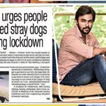 Arav Instagram - Thank you @chennaitimestoi This article is very special. It's not a film promotion, it's when your voice is heard, when you voice out for the voiceless. An appreciation to do more of this. Join me in this... Pls do your part in your neighborhood 📷 @praveentyagarajan #straydogs #feedstraydogs #feedindianmongrels #COVID19 #pandemiclife #COVIDSecondWave