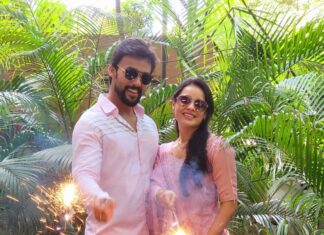 Arav Instagram - Diwali has always been special to me since childhood. This year its more special to us, being our Thala Diwali. Let this festival of Light, lit our lives with positivity. Happy Diwali to all of you from @raahei and me. இனிய தீபாவளி நல்வாழ்த்துக்கள் Have a safe one. Ever grateful to all your Love and Support Love❤️ AravRaahei #AravRaahei #arav #diwali #thaladiwali #positivity #gratitude