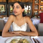 Banita Sandhu Instagram – bone apple tea Cinecitta Osteria Italiana