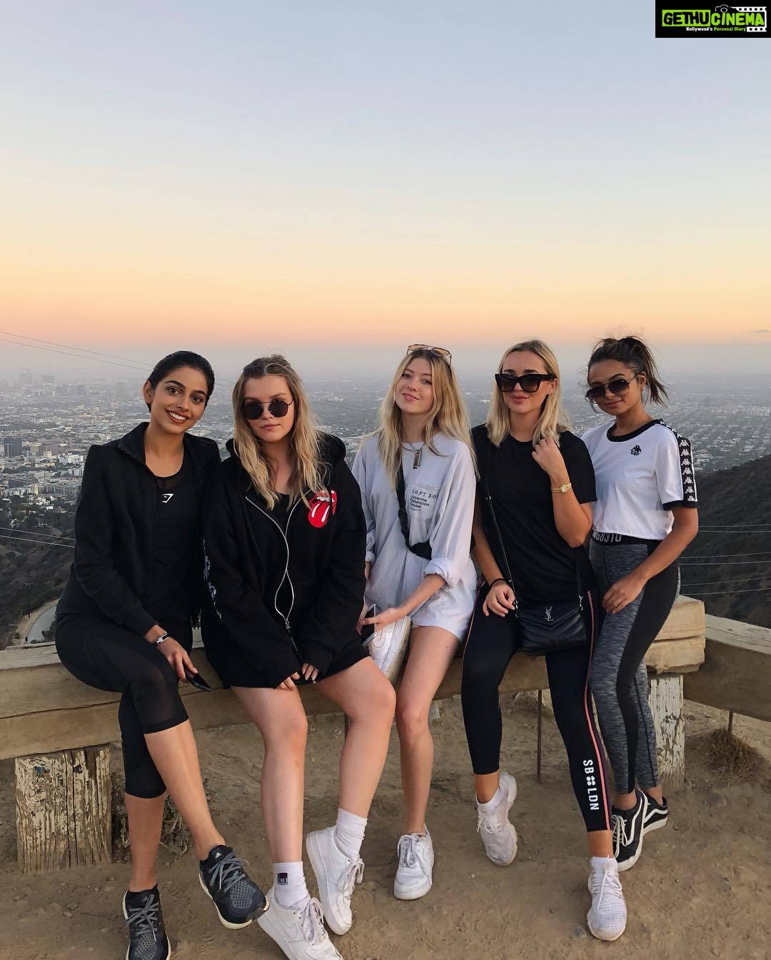 Banita Sandhu Instagram - we totally didn’t drive to the top and eat hot cheetos the entire time 👀 Runyon Canyon