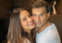 Bipasha Basu Instagram - My life ❤️ @iamksgofficial #monkeylove