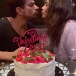 Bipasha Basu Instagram - This year ...our first celebration together❤️ @iamksgofficial you make everyday like Valentine’s Day for me ❤️ Thank you for the surprises, gifts , pampering, cuddles, hugs, kisses ,foot massages, happiness, laughter , joy... and zillions of more things and feelings. Thank you for your heart❤️Thank you for being my person❤️I love you now and forever❤️TUVU❤️ #monkeylove