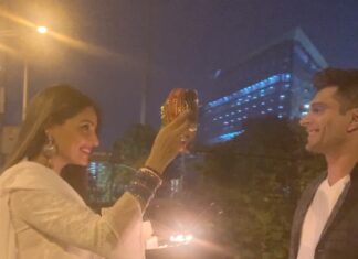 Bipasha Basu Instagram - Happy Karwachauth ❤️🙏 Last year #karwachauth memories. We literally chased the moon and broke our fast on the street as we had a family dinner planned post the ritual. Things I make @iamksgofficial do:) and he always encourages my enthusiasm in everything❤️ We both fast together each year ... another day to celebrate togetherness and our love ❤️ I love... love ❤️ #monkeylove