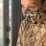 Bipasha Basu Instagram - So my first day out ... Day 143... and yes not without a mask!!! @rockystarofficial love your masks. The new normal for now!!! #wearamask #besafe #weshallovercome