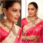 Bipasha Basu Instagram – Rooted in tradition❤️
Wearing a gorgeous @raw_mango saree.
Bangles  @gehnajewellers1 & @tdfdiamondsandgold 
Earrings and Ring @birdhichand 
Styled by @eshaamiin1 
Mua @billymanik81 
Hair @hairmakeupbymeenal
Photography @priyankknandwana
#bacchankidiwali