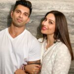 Bipasha Basu Instagram - Waiting for the moon ❤️ A beautiful occasion to celebrate love ... both me and @iamksgofficial fast for each other every year ❤️ #monkeylove #karwachauth2019