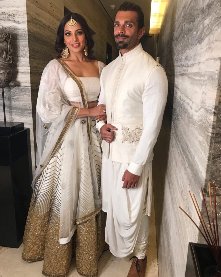 Bipasha Basu Instagram - All dressed up to celebrate @sakshibhatt & Mazahir’s wedding cocktail party 🎉❤️ Congratulations to the Bhatt family❤️