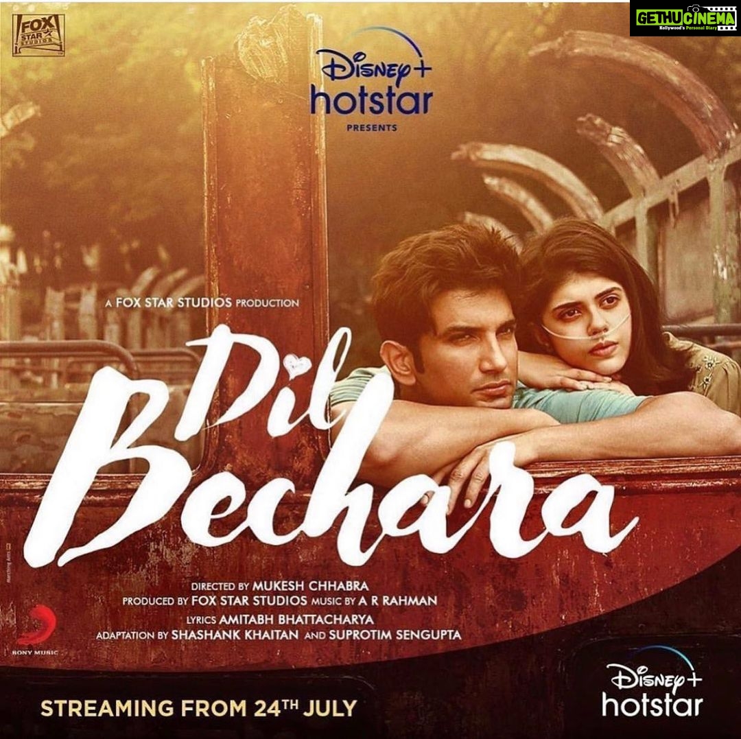 Daisy Shah Instagram - From Kai po che to Ms Dhoni to Chhichhore you have come a long way my friend He's gone but he lives in our memories, he left us crying but his movies make us smile. Sushant gave his best in whatever he did, and so did he for his movie #dilbechara. Let us all show him a massive support by watching this movie and I'm sure he would want us to do so! A pleasant & Cherishable memory left with us to reminisce & respect the life of #sushantsinghrajput . He will be in our thoughts & heart, Always. ❤️😇