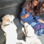 Daisy Shah Instagram - A little baby talk with these babies. #howfasttheygrowup😔
