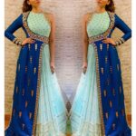 Daisy Shah Instagram – Coz I feel pretty!! 💙 
Styled by @trishadjani in @papadontpreachbyshubhika 
Mua @makeupbyreshmerchant 
Hair @jeetihairtstylist 
#dainikjagranpatna #navratri