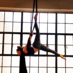 Daisy Shah Instagram - Take every risk, Drop every fear. #monkeyingaround #aerialsilk @flyhighaerialart