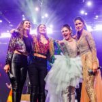 Daisy Shah Instagram – Always stronger together 😇 #awesomefoursome #iheartthesegirls💓 #dabanggreloadedtour 
Pic courtesy @asimfarooki