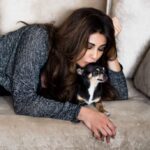 Daisy Shah Instagram - I believed in love at first sight, the moment I looked at you 🐶 #Blessy #worldanimalday #animalsoverpeople