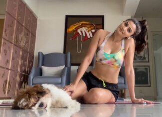 Daisy Shah Instagram - Does Monday Blues really count under a lockdown??? 🤔🧐 @theoshahofficial be like ‘nope!not today’ . . . #daisyshah #lockdown2 #stayhome #livelovelaugh