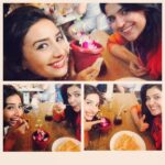 Deeksha Seth Instagram - Dessert in a flower pot..!An evening well spent with my beautiful friend,Patralekha..❤