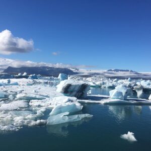 Deeksha Seth Instagram - Luminous blue icebergs #iceland #familyvacation