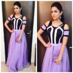 Deeksha Seth Instagram – Wearing this vibrant outfit by Farah Sanjana for the #ElleBeautyAwards…styled by @sanjanabatra #mua and #hair @angelinajoseph Sofitel Mumbai BKC