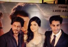 Deeksha Seth Instagram - The big day!LHDD premiere..met the superstar,king khan!soooo exciting!