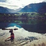 Deeksha Seth Instagram - Day 5- swimming in an icy cold Swiss lake.. Wilen Am See