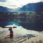 Deeksha Seth Instagram – Day 5- swimming in an icy cold Swiss lake.. Wilen Am See